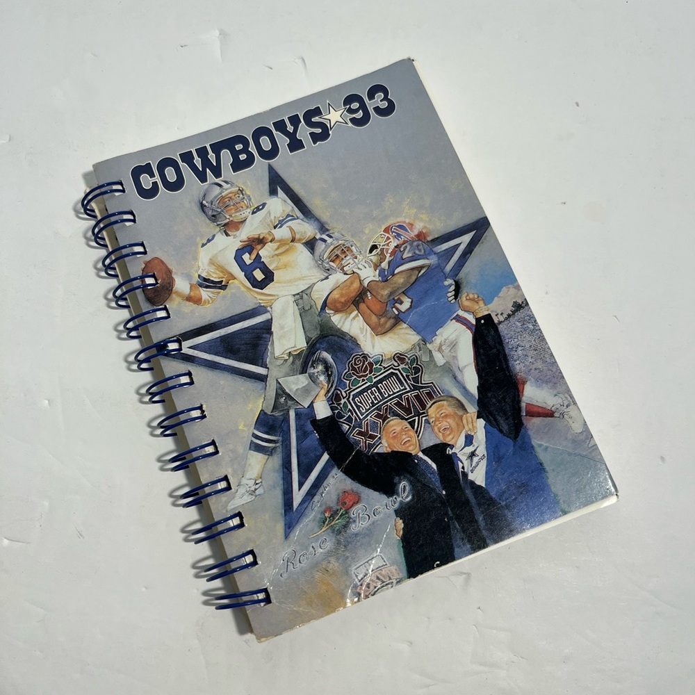 Vintage Dallas Cowboys Media Guide 1993 Troy Aikman Jimmy Johnson Emmitt Smith